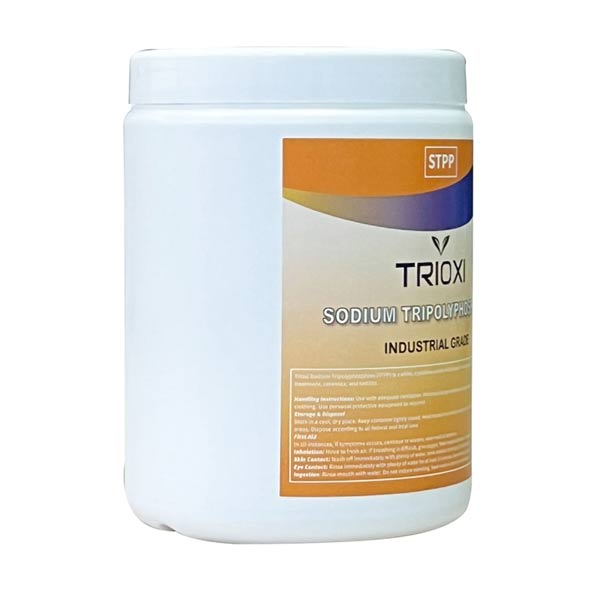 Trioxi Sodium Tripolyphosphate (STPP) 1KG Bottle - Effective for Detergents & Water Treatment