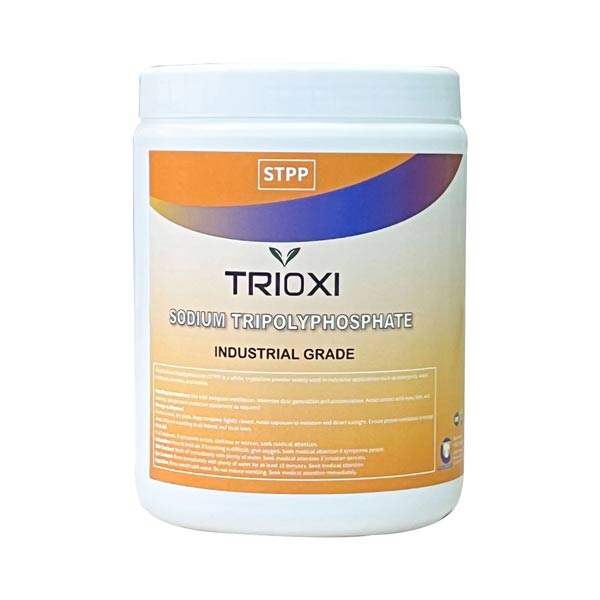 Trioxi Sodium Tripolyphosphate (STPP) 1KG Bottle - Effective for Detergents & Water Treatment